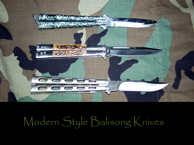 Modern Style Balisong Knives